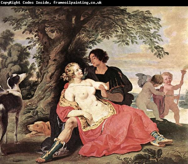 JANSSENS, Abraham Venus and Adonis sf